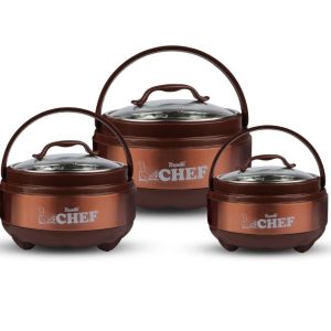 Stainless Steel Cooking Pot Set (3pcs)