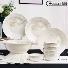 Premium Ceramic Dinner Plates (Set of 4)